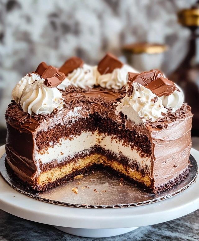 Nutella Kuchen mit Schlagsahne