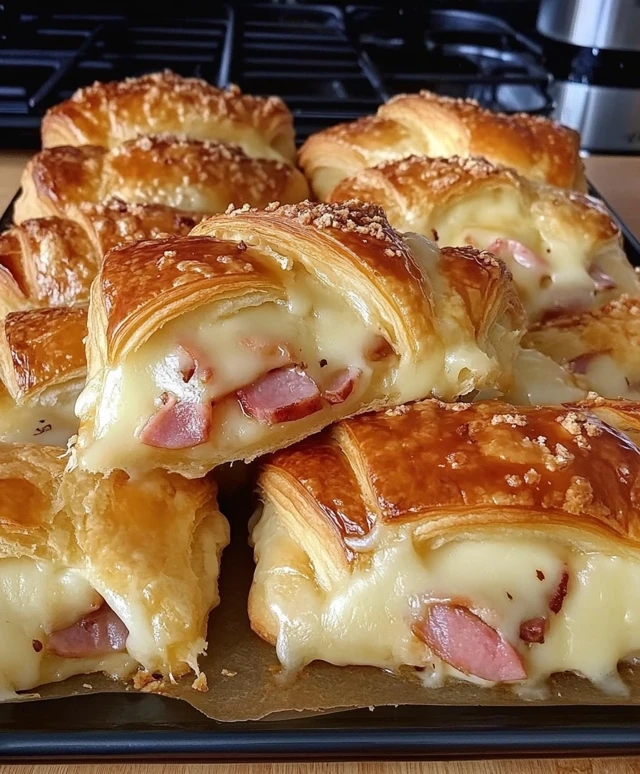 Schinken Gouda Hörnchen