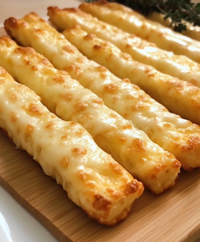 Käse-Stangen einfach zubereiten