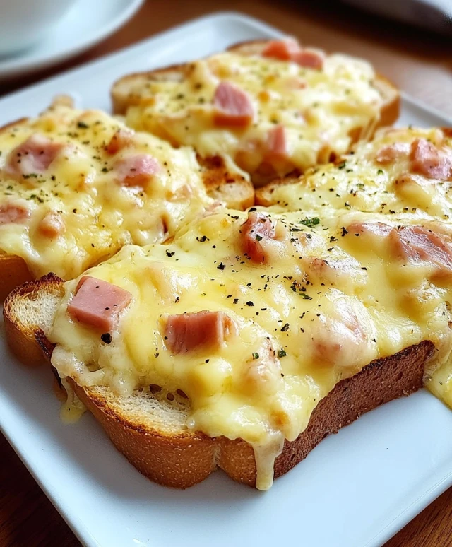 Toastbrot mit Schinken Käse