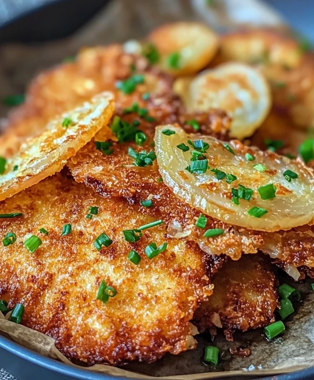 Knuspriges Zwiebelschnitzel Airfryer