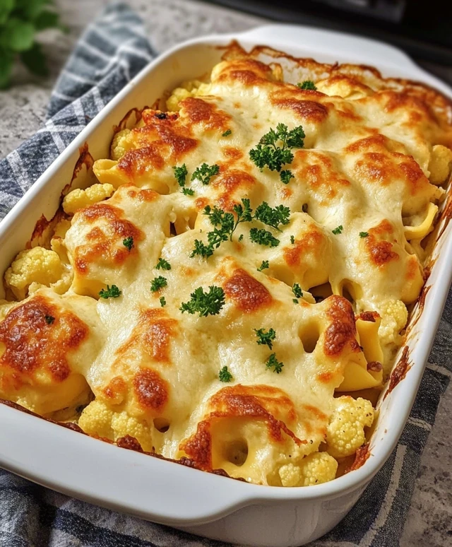 Tortellini Blumenkohl Auflauf